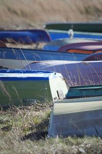 Boats in river