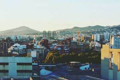 Buildings in city