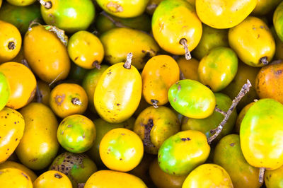 Full frame shot of fruits for sale at market stall