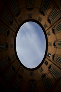 Low angle view of built structure against sky