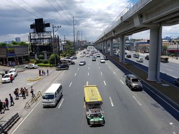 Traffic on city street