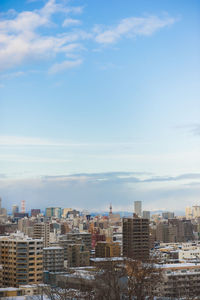 Cityscape against sky
