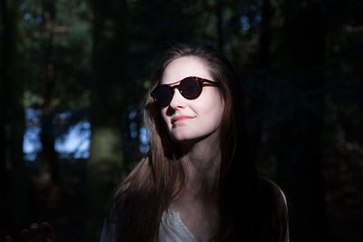 Portrait of young woman