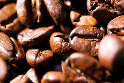 Full frame shot of coffee beans