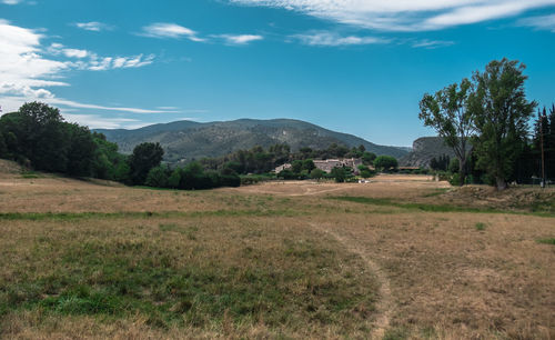 Scenic view of landscape against sky