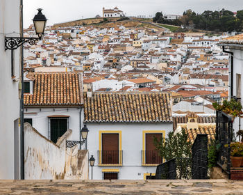 Beautiful panorama of antequera, andalusia, spain