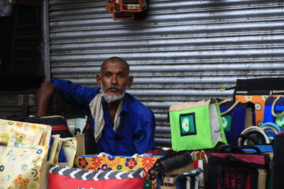 Portrait of a vendor