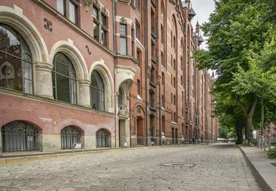 Street amidst buildings in city