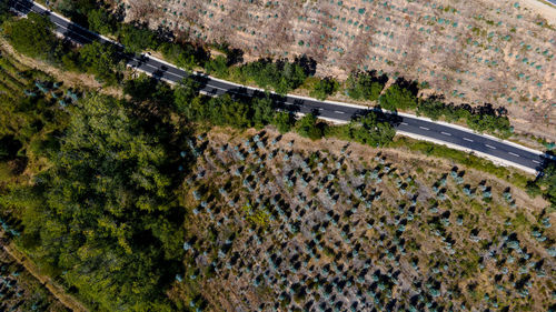 High angle view of townscape