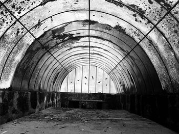 Interior of abandoned building