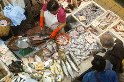 Group of people in background