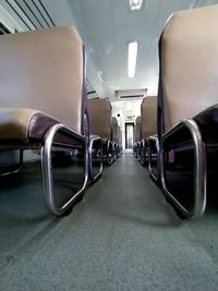 Empty seats in bus