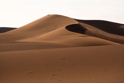 View from nature and landscapes of dasht e lut or sahara desert. middle east desert