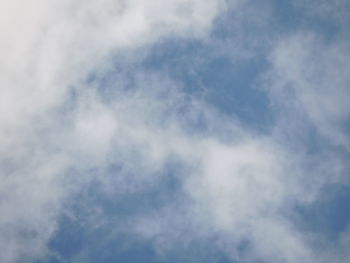 Low angle view of clouds in sky