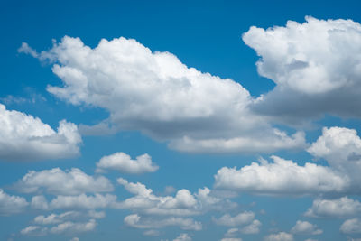 Low angle view of clouds in sky