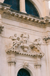 Low angle view of historical building