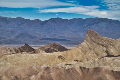 View from zabriskie point in death valley national park