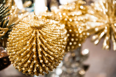 Close-up of christmas decoration