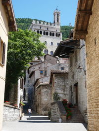 Low angle view of buildings against sky