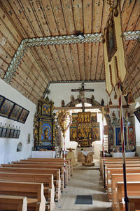 Interior of church