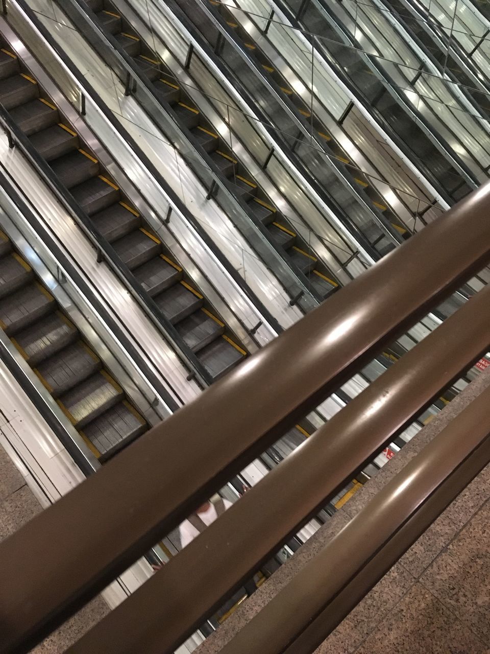 HIGH ANGLE VIEW OF STEPS AND BUILDING