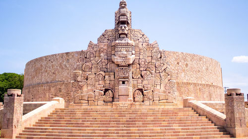 Low angle view of building against sky