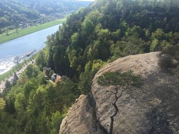 Scenic view of river