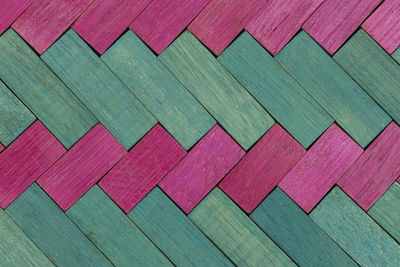 Full frame shot of multi colored flooring