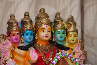 Close-up of buddha statue