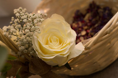 Close-up of rose bouquet