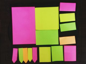 Close-up of colorful objects