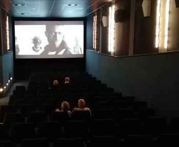 Interior of empty seats