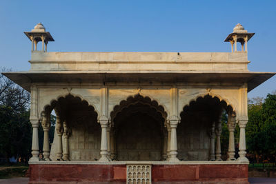 Low angle view of historical building against sky