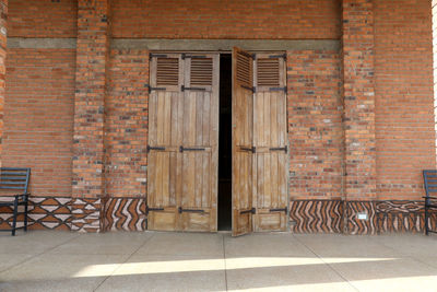 Entrance of old building
