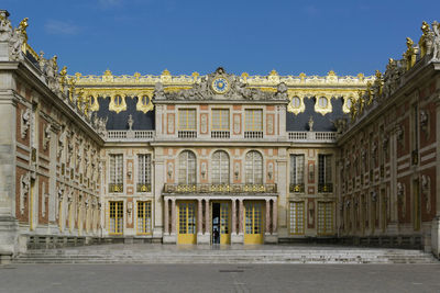 Low angle view of historical building