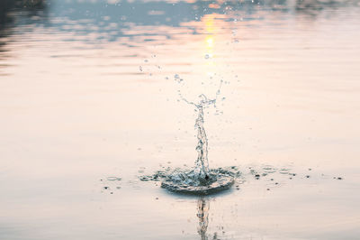 Close-up of water in sea