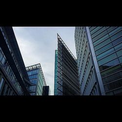 Low angle view of modern building