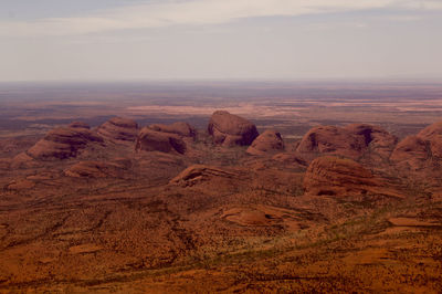 Kata tjuta from the air.