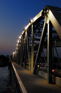 Metallic bridge over chao phraya river