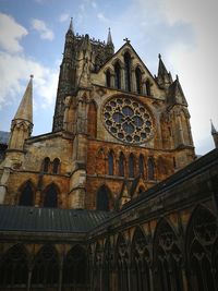 Low angle view of cathedral against sky