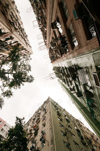 High angle view of street amidst buildings in city