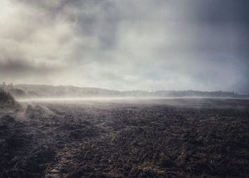 Scenic view of landscape against sky