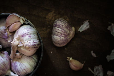 Close-up of garlic