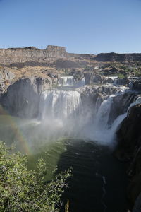 View of waterfall