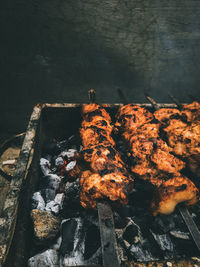 A close up of some juicy barbecue