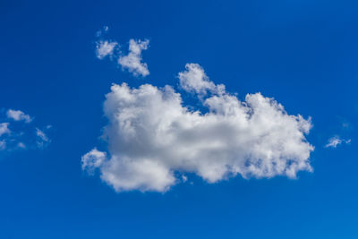 Low angle view of clouds in sky