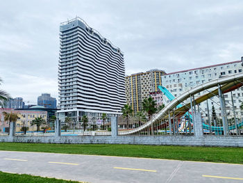 Low angle view of bridge against sky