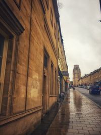 Street amidst buildings in city