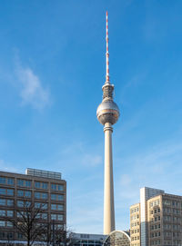 Low angle view of buildings against sky