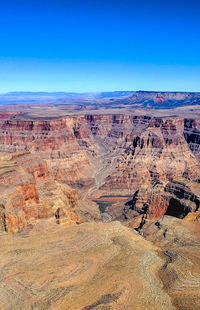 Gorgeous multi-colored grand canyon view